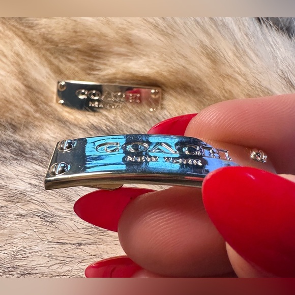 Set of 2 Coach Monogram Gold Tone Hardware - Picture 5 of 6